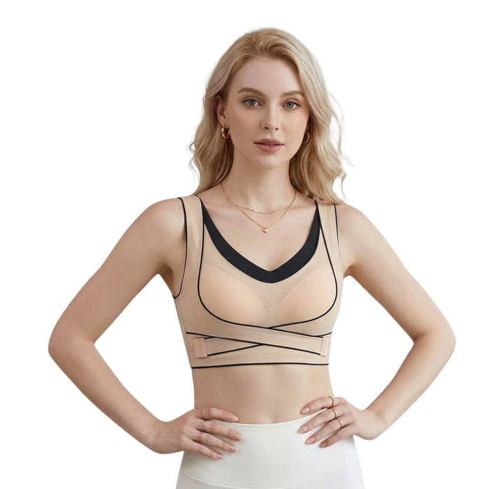 Textured Seamless Support Bra – Soft Stretch Comfort Fit