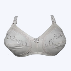 100% Cotton Full Coverage Support Bra for Women – Soft Breathable Everyday Bra