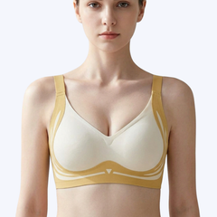 Super Gather Push Up  Wireless Bra-Molded Cup Comfort Fit