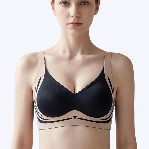 Super Gather Push Up  Wireless Bra-Molded Cup Comfort Fit