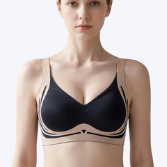Super Gather Push Up  Wireless Bra-Molded Cup Comfort Fit