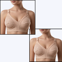 Capri Full Coverage ComfortLift Full Support Lace Bra