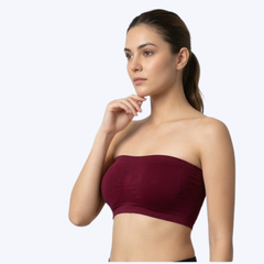 Seamless Strapless Tube Bra – Comfortable Stretch Bandeau