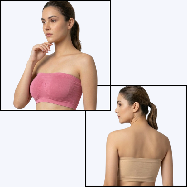 Seamless Strapless Tube Bra – Comfortable Stretch Bandeau